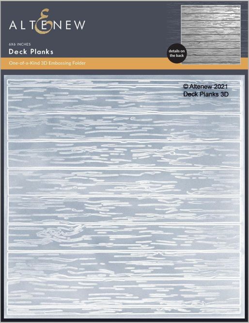 Hovedbilde Altenew – Deck Planks 3D Embossing Folder ...