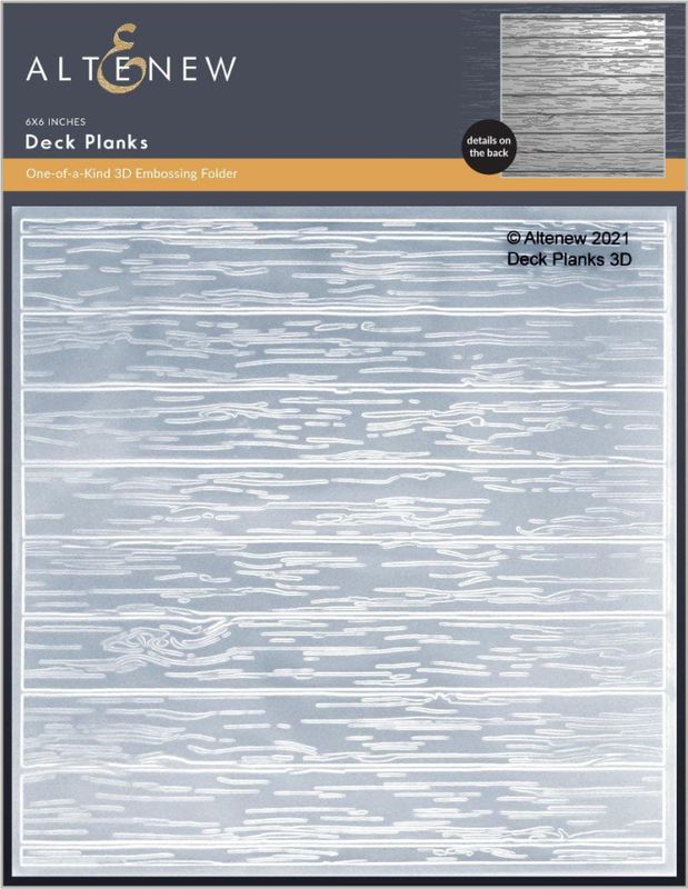 Altenew – Deck Planks 3D Embossing Folder 6
