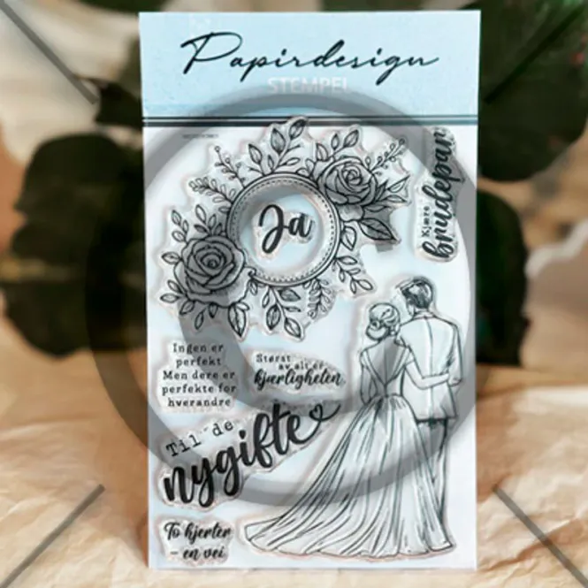 Hovedbilde Papirdesign – Til de nygifte – Clear ...