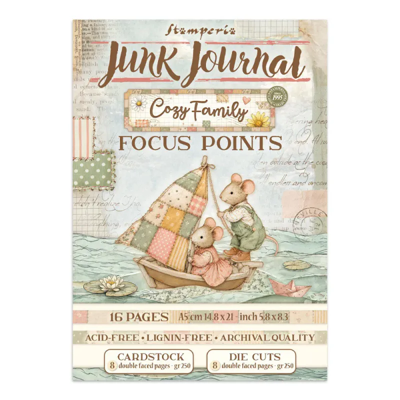 Stamperia Cozy Family Junk Journal A5 – Focus Points