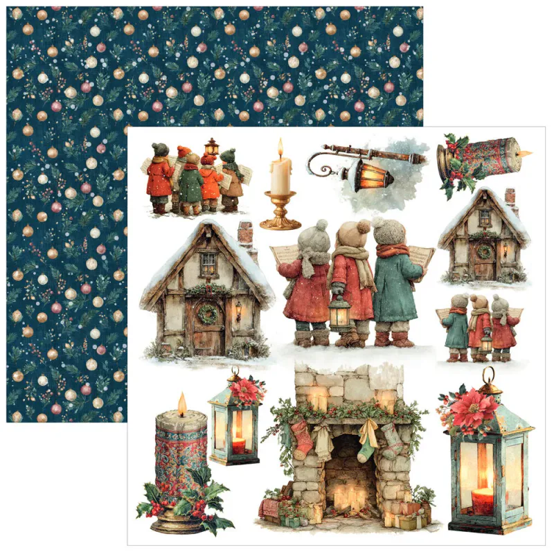 Ciao Bella – Merry & Bright Fussy Cut Paper Pad 6x6