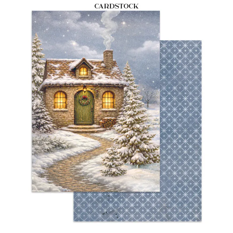 Stamperia – Silent Night Junk Journal – Stickers, Backgrounds & Cut Outs