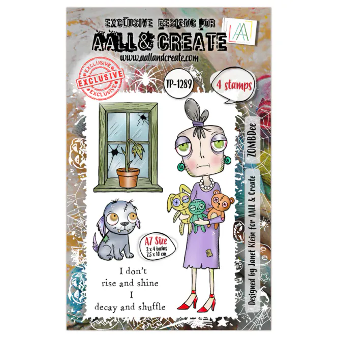 Hovedbilde AALL & Create A7 Clear Stamp Set – ZomBee ...