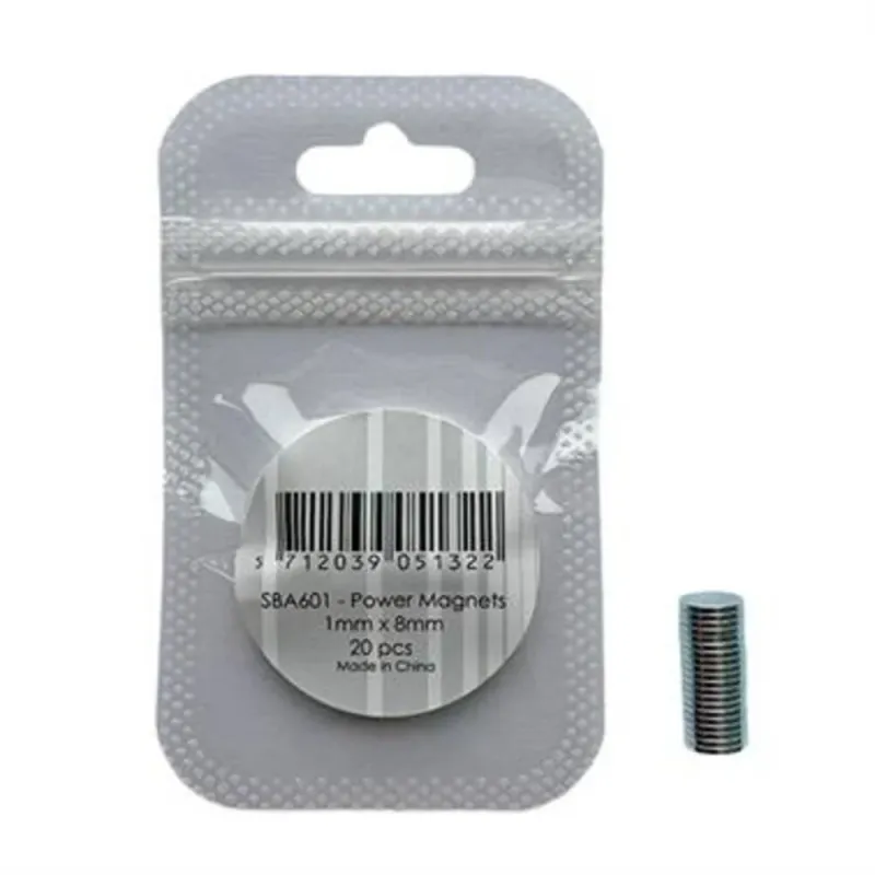 Simple and Basic – Kraftmagneter 1 × 8 mm (20 stk.) (SBA601)