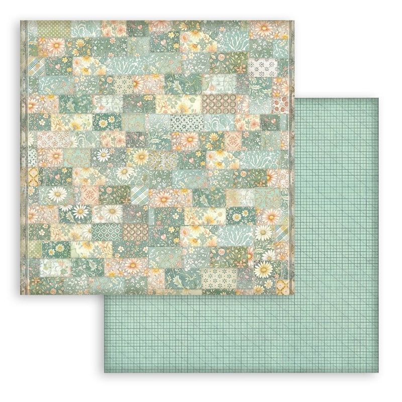 Stamperia Daisy Art Background Paper Pad 12x12
