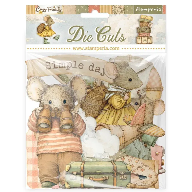 Hovedbilde Stamperia – Cozy Family Die Cuts – ...