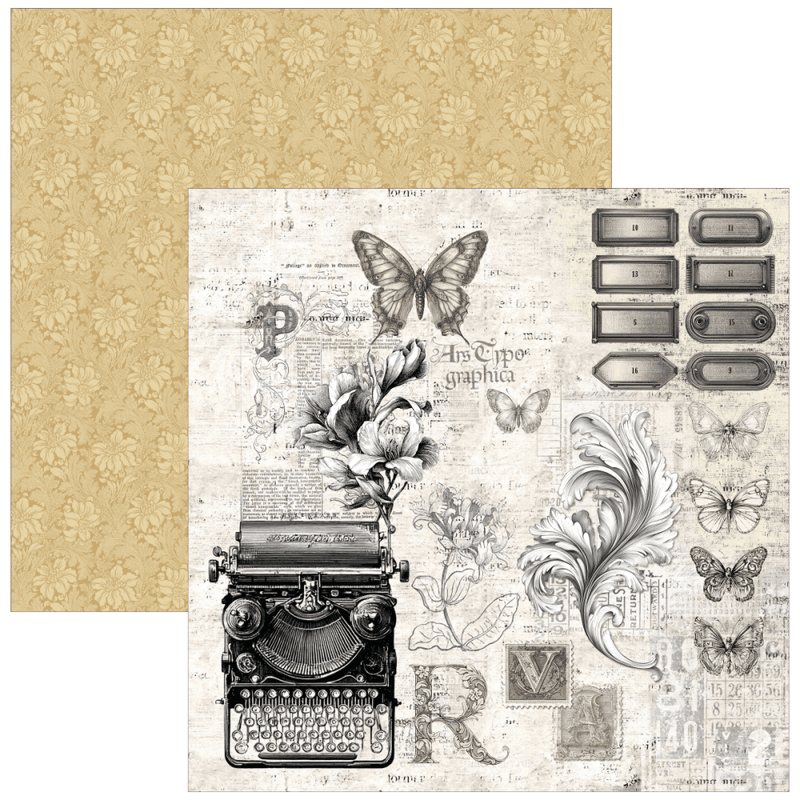 Ciao Bella – Typographic Patterns Pad 12x12