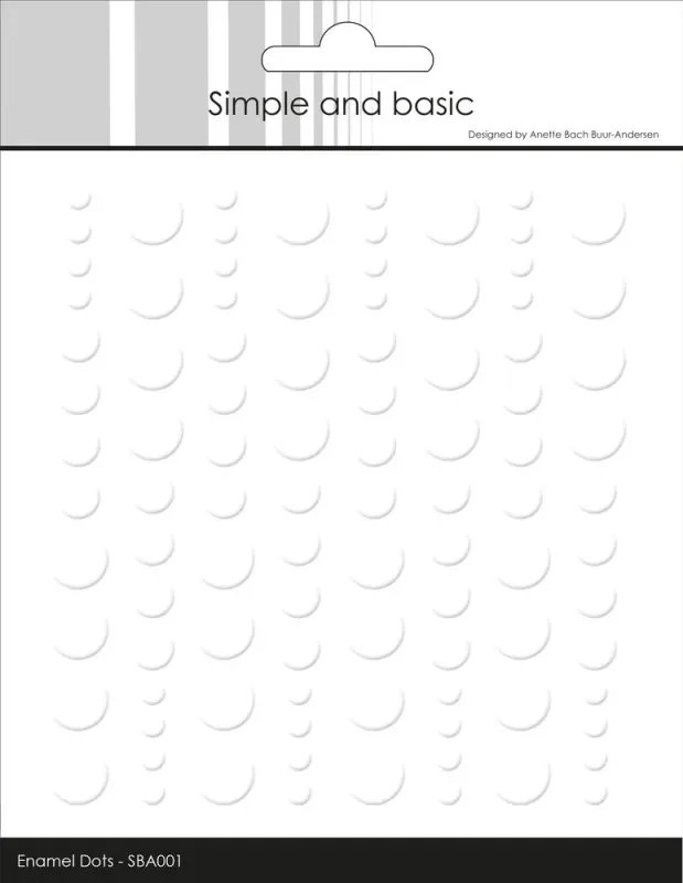 Simple and Basics – Enamel Dots | Soft White