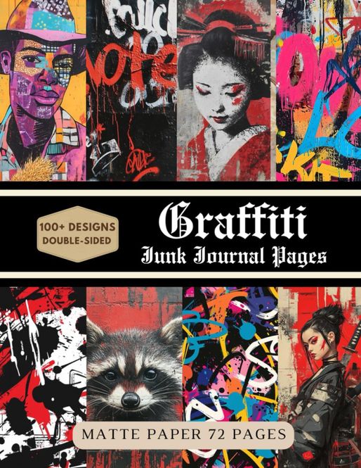 Hovedbilde Graffiti Junk Journal Pages – Kate Curry / ...