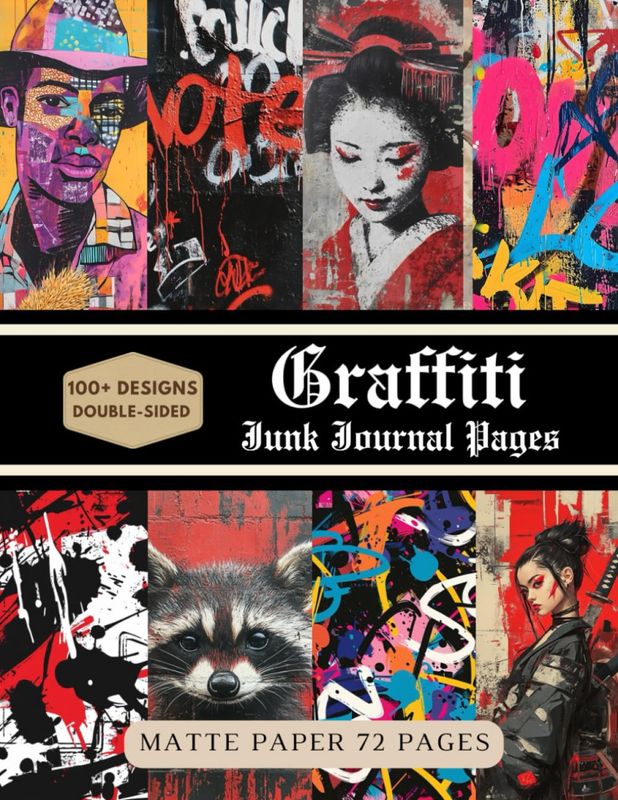 Graffiti Junk Journal Pages – Kate Curry / Poortoast