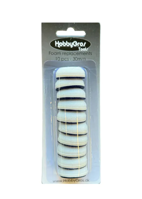 HobbyGros Foam Replacements 30 mm (10 stk)
