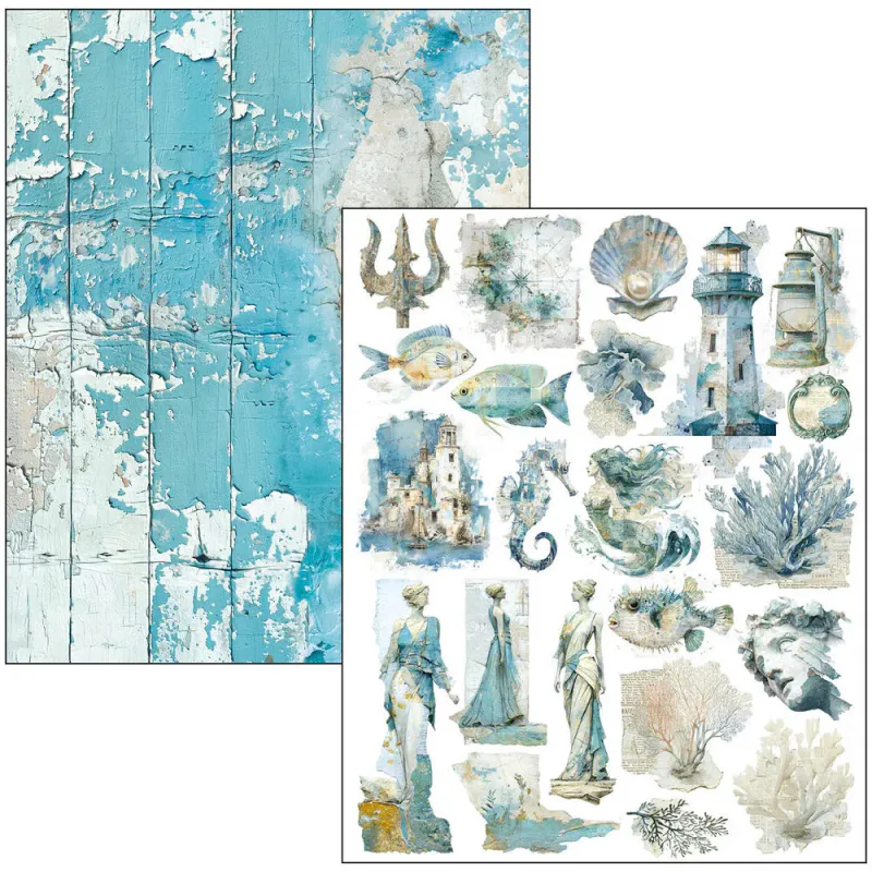 Ciao Bella – Edge of the Ocean A4 Maxi Mixed Media Book