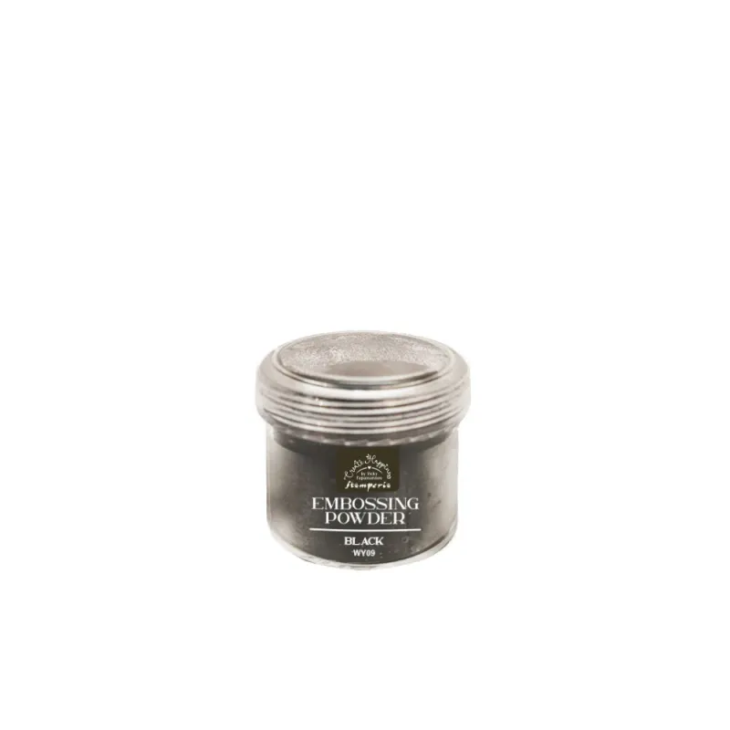 Stamperia Create Happiness Embossing Powder – Black 18g