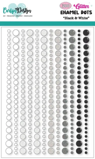 Hovedbilde CarlijnDesign – Glitter Enamel Dots Basics ...