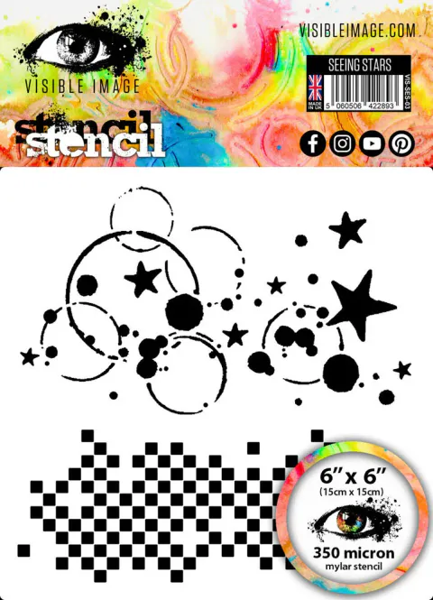 Hovedbilde Visible Image - Seeing Stars 6x6 Inch Stencil