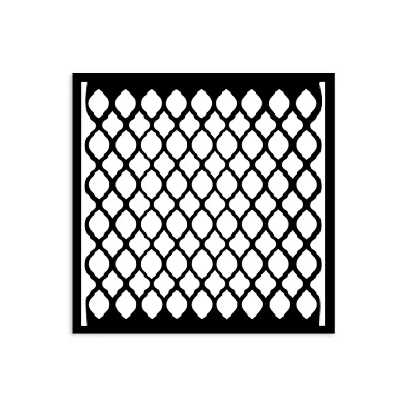 Stamperia Timeless Thick Stencil – Net Texture 12x12 cm