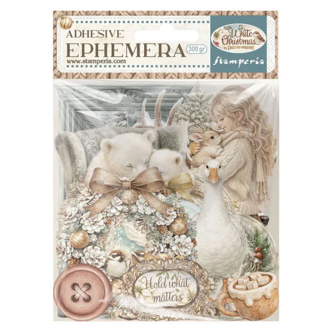 Hovedbilde Stamperia – White Christmas Adhesive ...