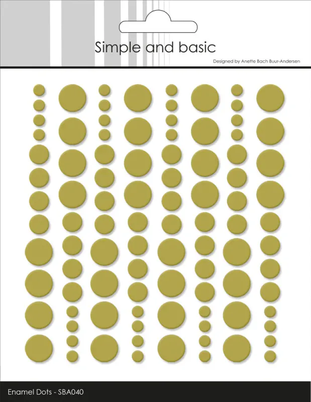 Simple and Basics – Enamel Dots | Olive