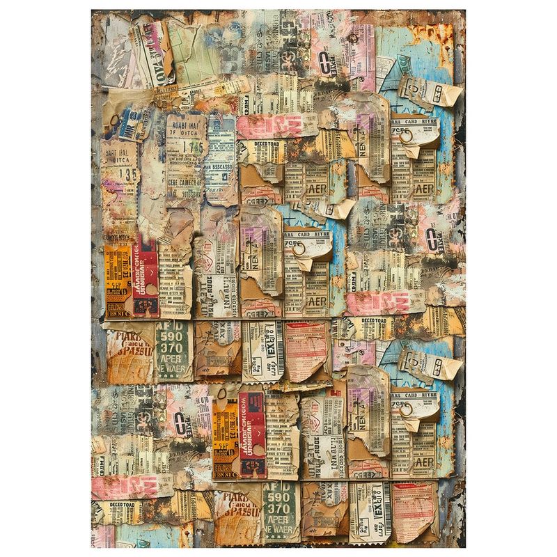 CB Ciao Bella Time Capsule A4 Mixed Media Rice Paper Set (4 pcs)
