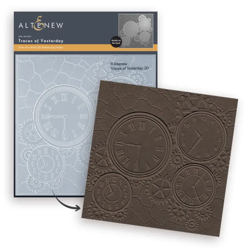 Altenew – Traces of Yesterday 3D Embossing Folder 6