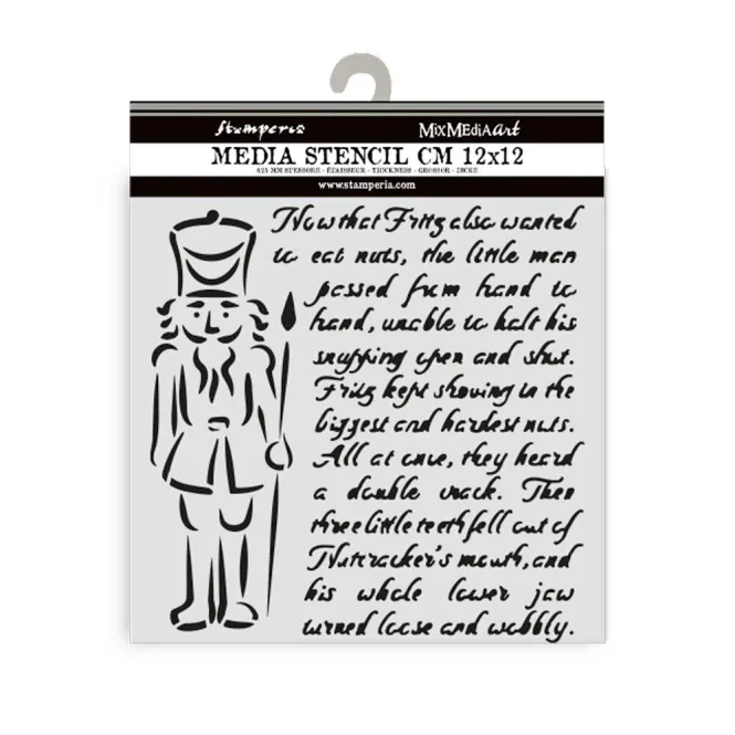 Hovedbilde Stamperia Alice in Christmas Soldiers Thick ...