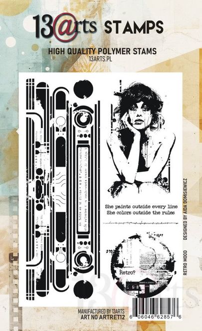 Hovedbilde 13@rt Retro Mood A6 Stamp