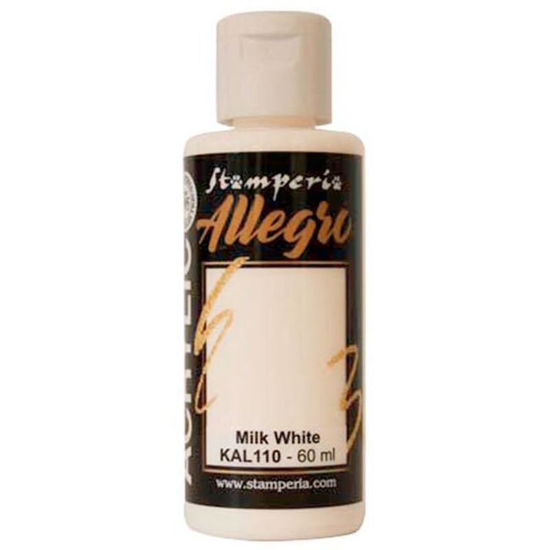 Stamperia Allegro 60 ml – Milk White