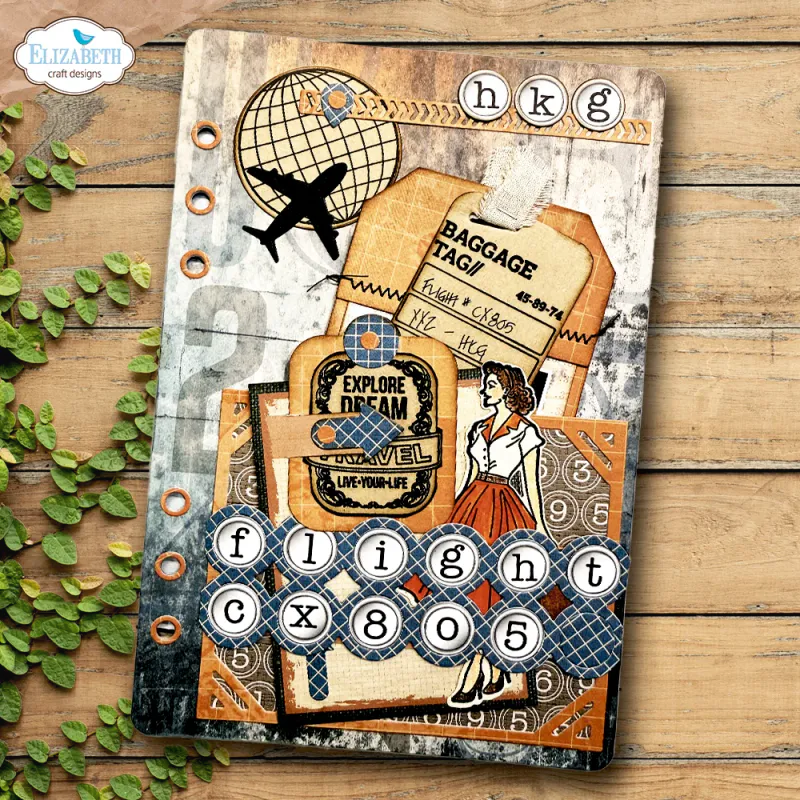 Elizabeth Craft Designs – Rest & Relaxation Stempel- og Die-sett – Let's Go!