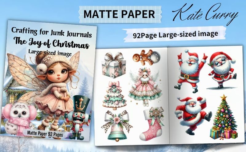 The Joy of Christmas Ephemera Book – Poortoast / Kate Curry