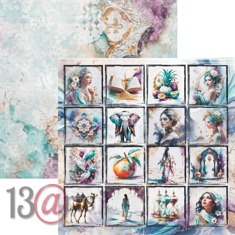 13@rt Tales Of The Sand Paper Pad 8x8