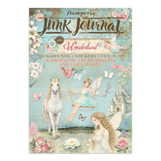 Hovedbilde Stamperia – Wonderland Junk Journal ...