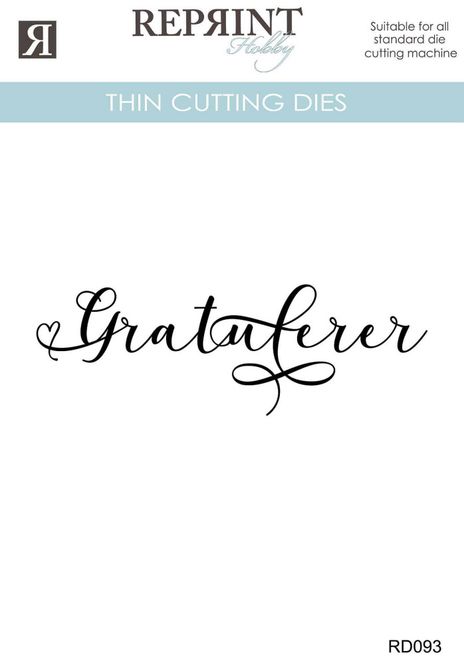 Hovedbilde Reprint – Dies Gratulerer – 89 x 33 ...