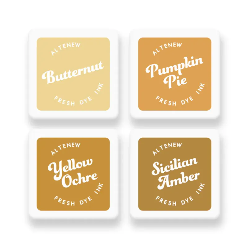 Fall Harvest Fresh Dye Ink Mini Cube Set