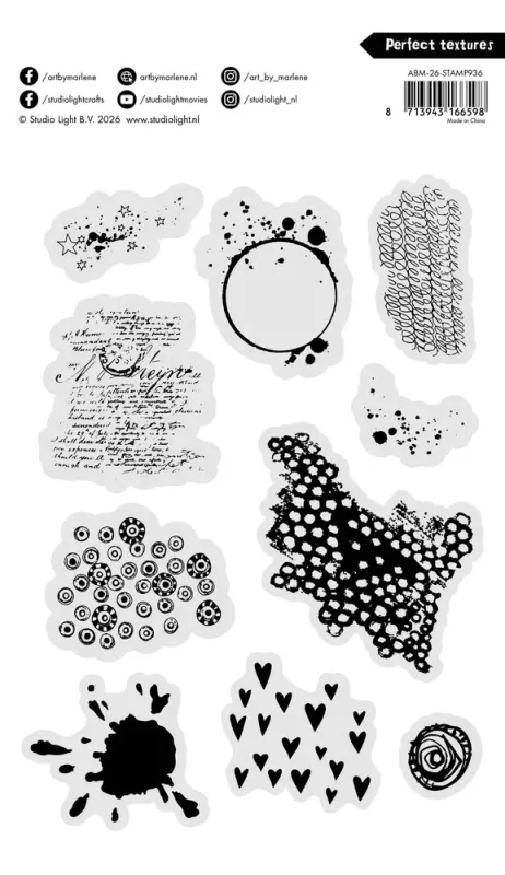 Art By Marlene – Perfect Textures Clear Stamp