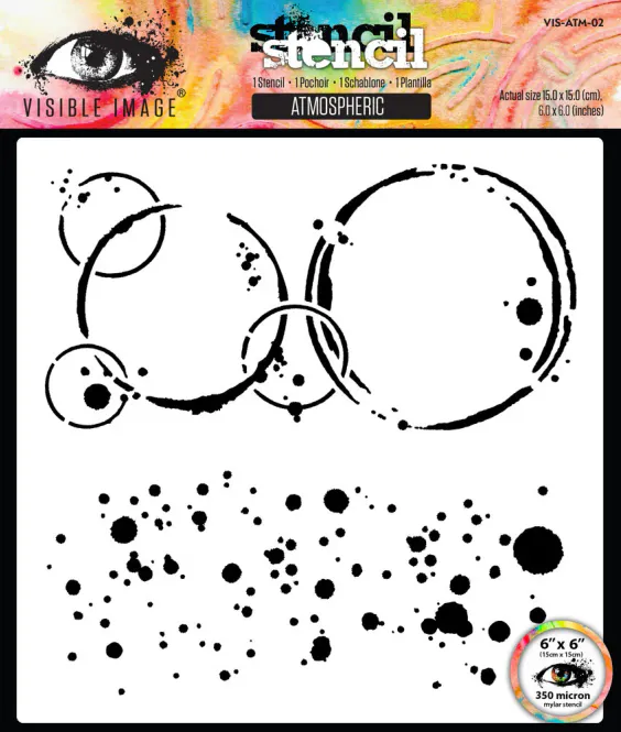 Hovedbilde  Visible Image - Atmospheric 6x6 Inch Stencil