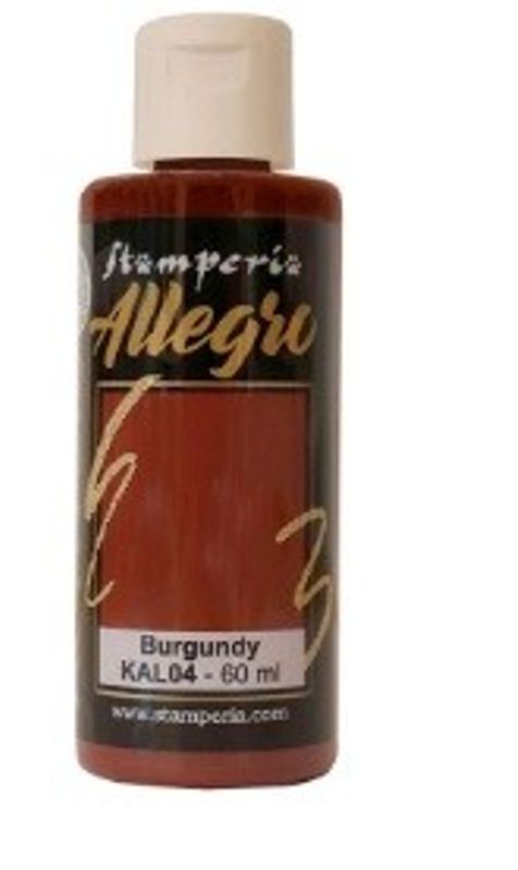 Stamperia – Allegro Burgundy 60 ml
