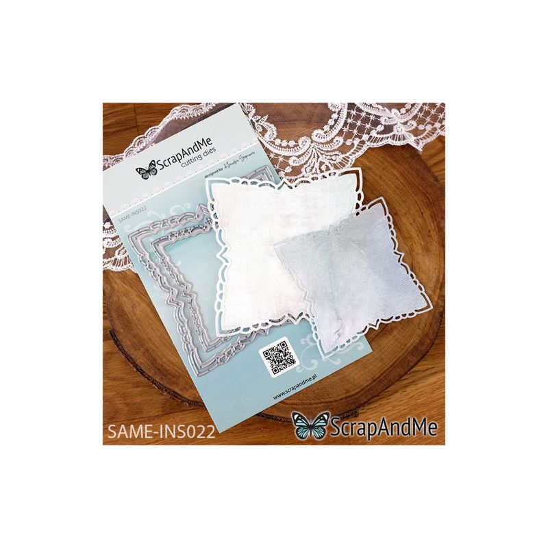 ScrapAndMe – Decorative Squares Dies 022