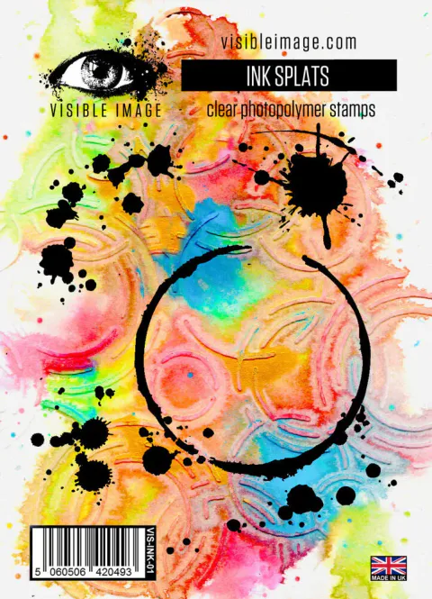 Hovedbilde Visible Image – Ink Splats A6 Stamp Set