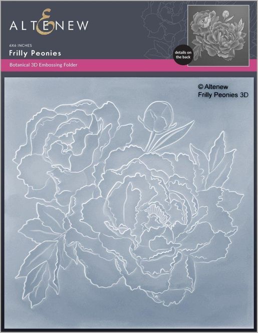 Hovedbilde Altenew – Frilly Peonies 3D Embossing ...