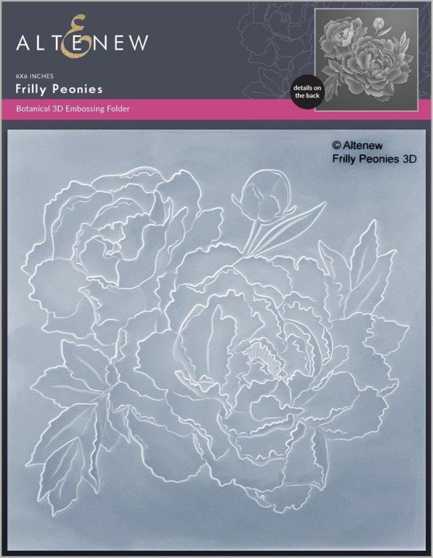Altenew – Frilly Peonies 3D Embossing Folder 6