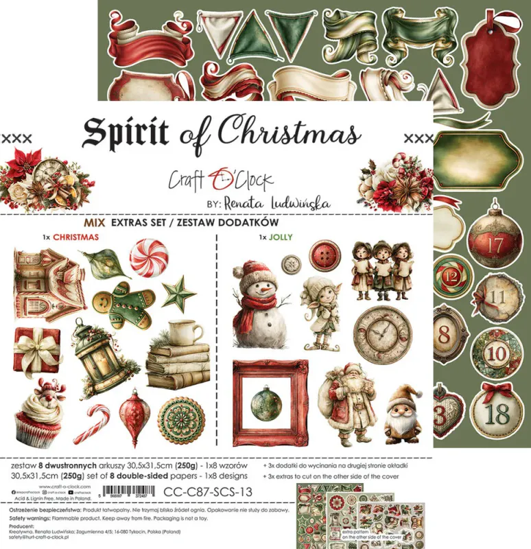 Craft O’Clock Spirit of Christmas Extras Set Mix