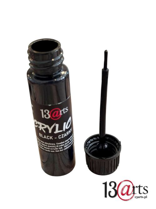 Hovedbilde 13@rts – Acrylic Ink Black – Splatter ...