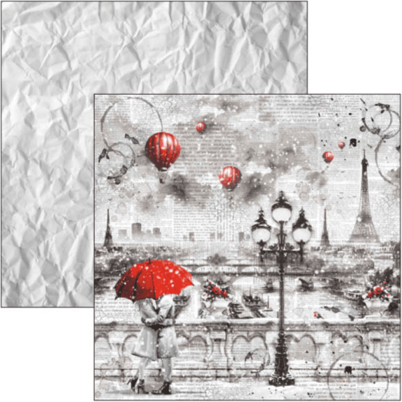 Ciao Bella - Paris Je t'aime - Paper Pad - 8 x 8