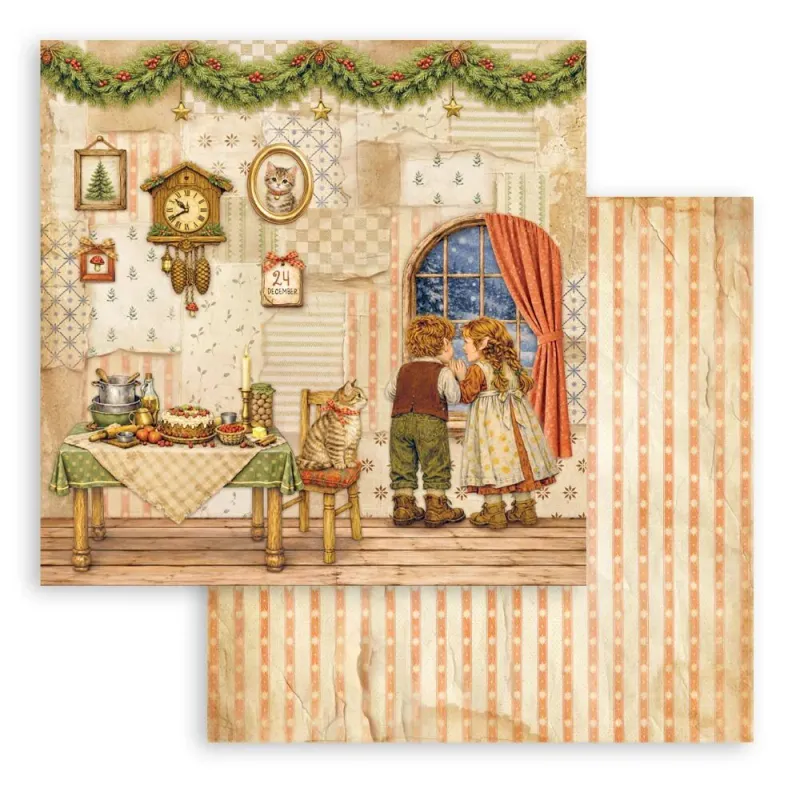Stamperia Silent Night Paper Pad 12 × 12