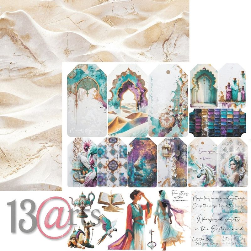 13@rt Tales Of The Sand Paper Pad 12x12