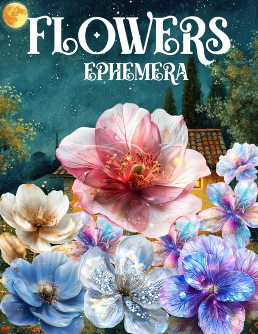 Hovedbilde Flowers Ephemera Book – Kate Curry / ...