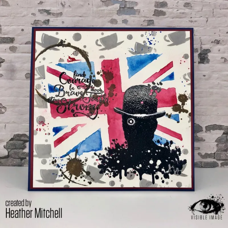 Visible Image – Ink Splats A6 Stamp Set