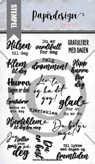 Hovedbilde Papirdesign – Hjerteklem – Clear ...
