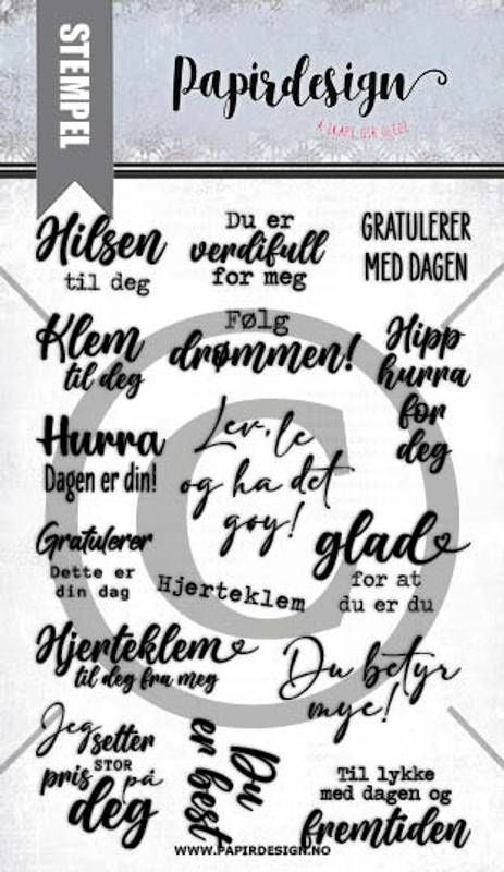 Papirdesign – Hjerteklem – Clear Stamps