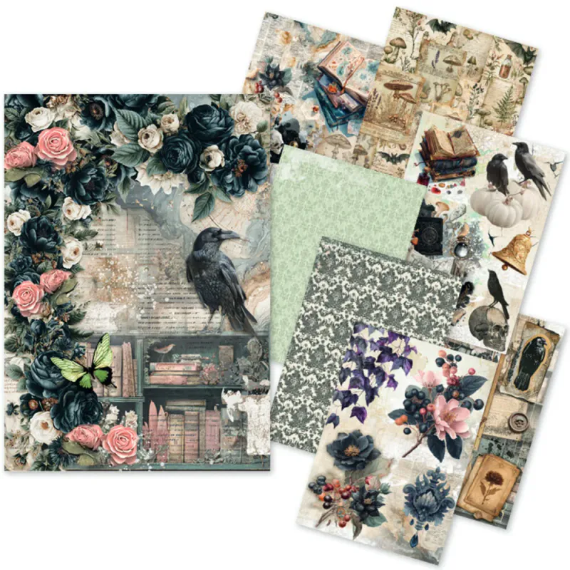 Ciao Bella – The Witch’s Grimoire A5 Mixed Media Rice Paper (8 ark)